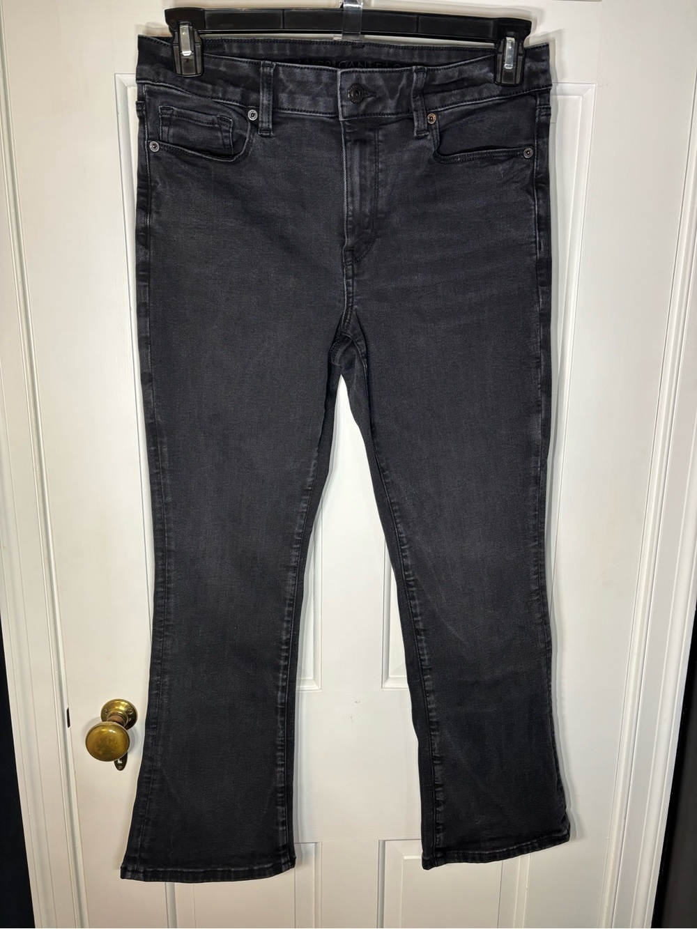 American Eagle Outfitters Black Bootcut Jeans Women’s size 8 X Short
